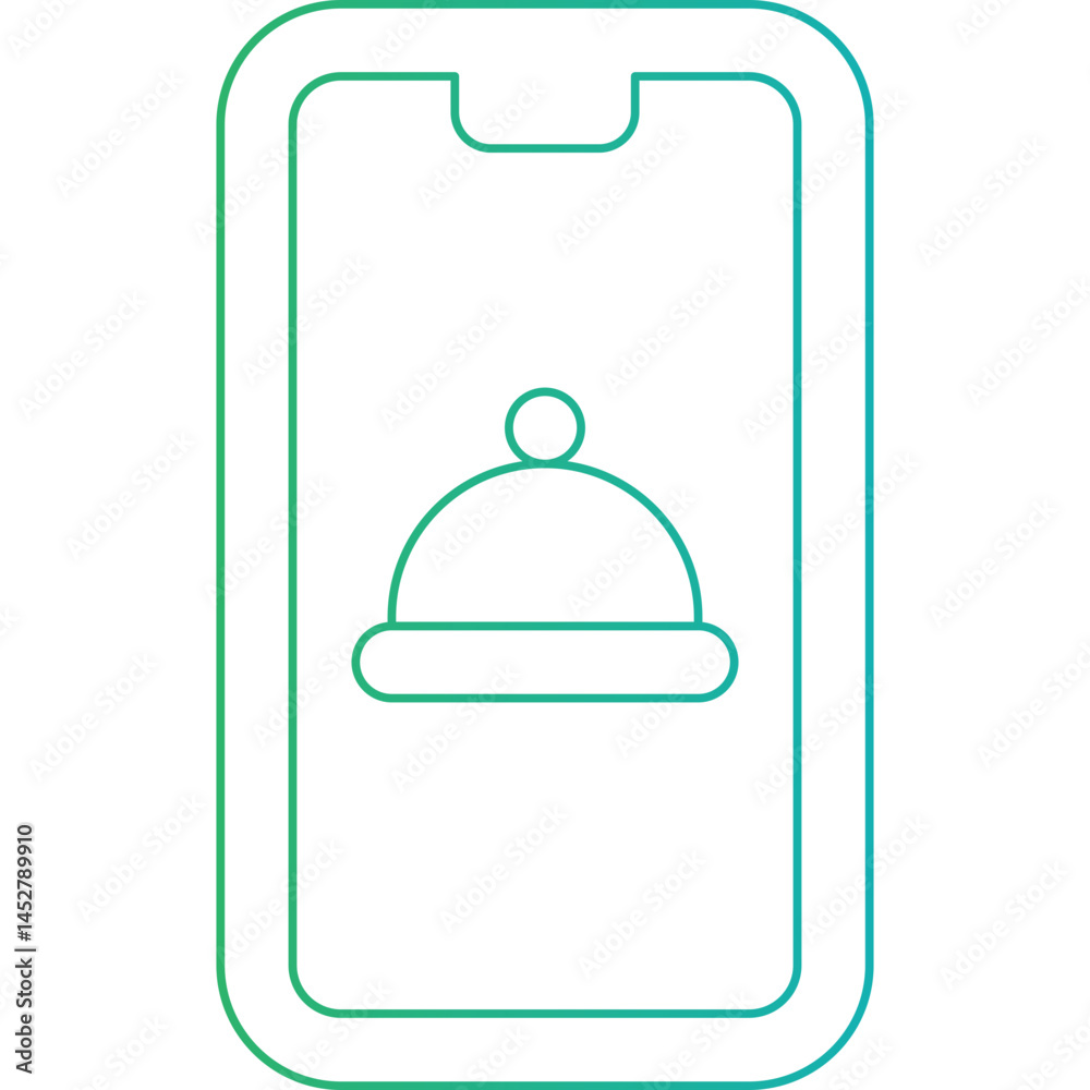 Mobile icon single vector illustration Mobile icon single vector illustration