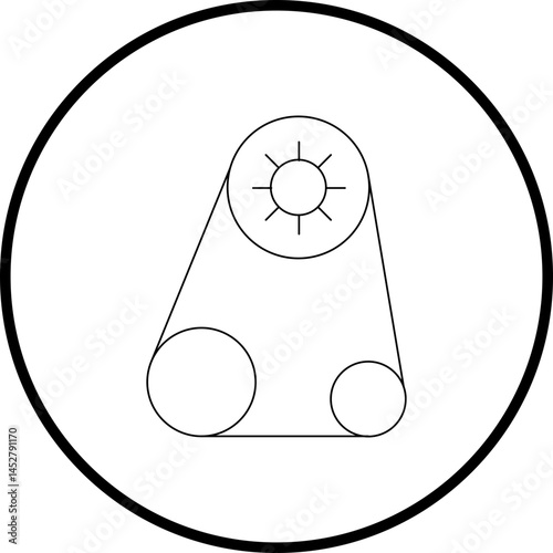 Safety pin icon single vector illustration