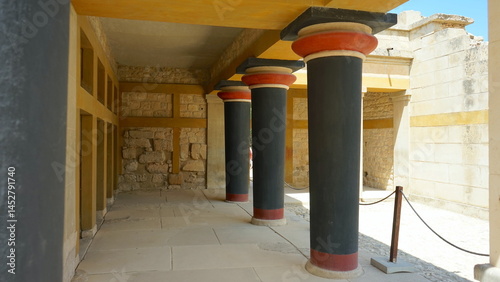 Ausgrabung in Knossos auf Kreta