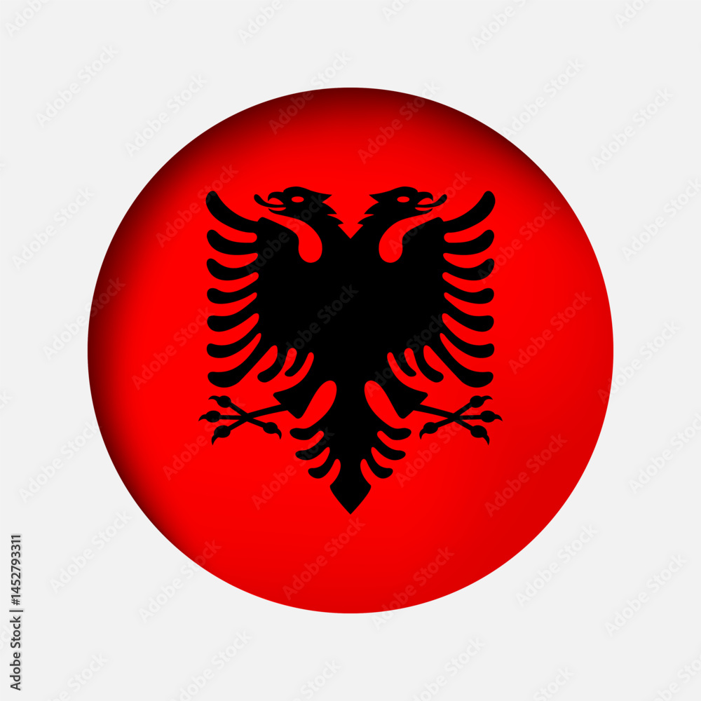 Fototapeta premium albania flag
