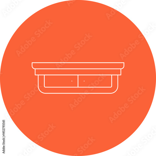 Bowl icon single vector illustration