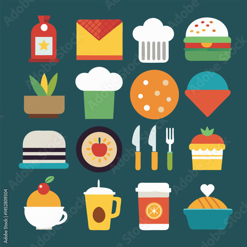 Food & Restaurant Icons set