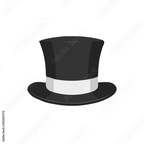 Simple, Grayscale Magician Hat
