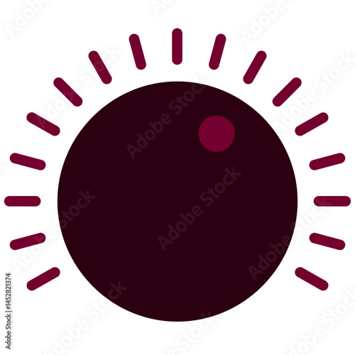 Volume Control  Flat Design Icon, Audio Element Flat Design Icon Symbol