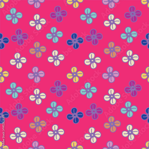 cute small flower pattern on background