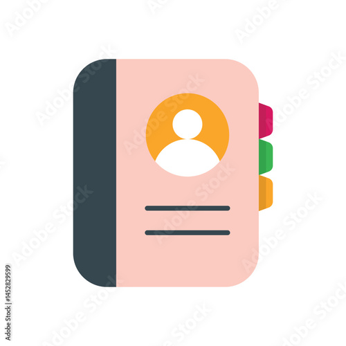 Address Book Vector icon