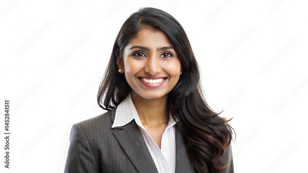 Confident Smiling Indian Businesswoman Portrait Confident Smiling Indian Businesswoman Portrait