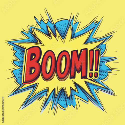Comic book funny sound effect