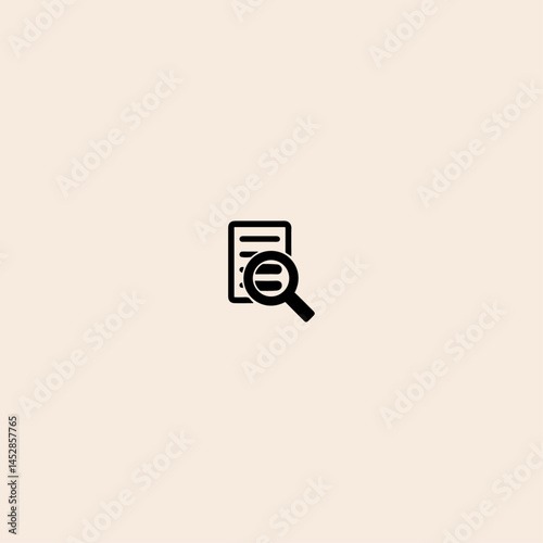 Search icon flat vector design.