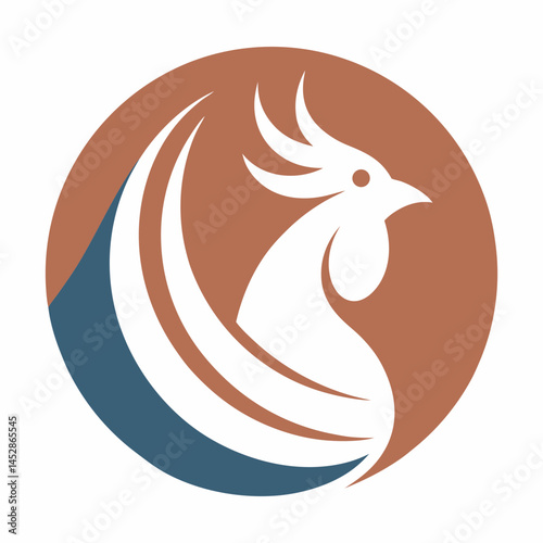 vector image of a rooster