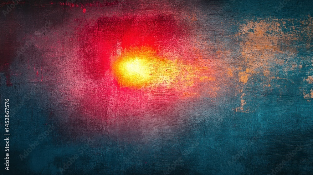 Fototapeta premium Fiery Sunset Hues: An Abstract Masterpiece