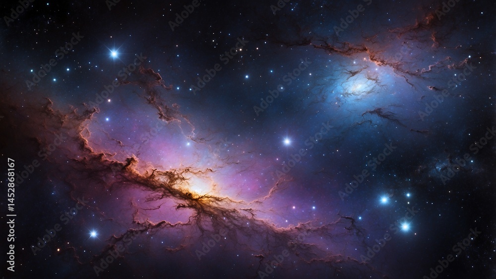 Fototapeta premium A fascinating view into the depths of the universe