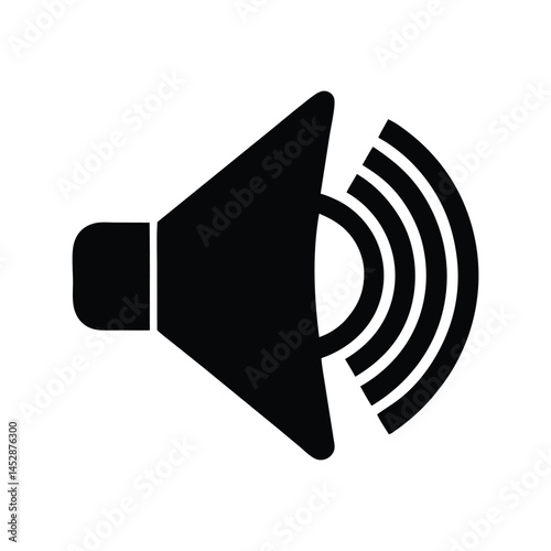 Wallpaper Mural speaker icon vector illustration Torontodigital.ca