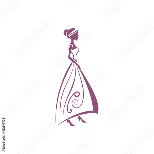 girl in pink dress fashion 