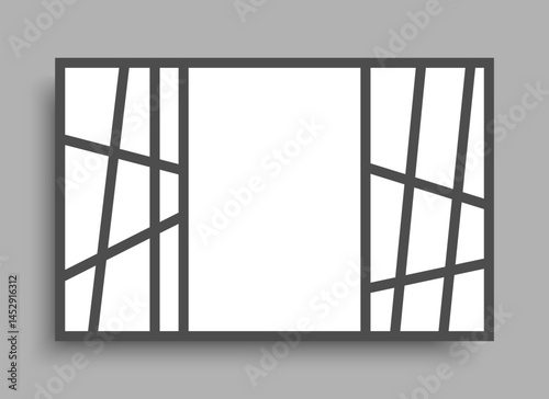 Template collage of 19 frames, images, photo