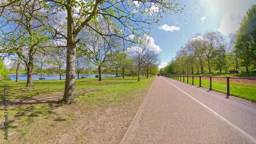 POV walking in the streets of London, England
