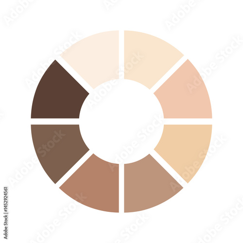 Photos Skin color palette