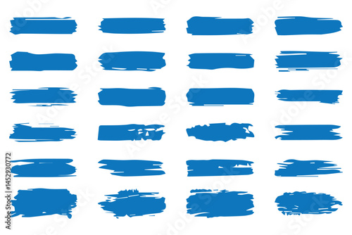 Beautiful Brush vector collection. Grunge Elements - Brush strokes, ink paint brush, grunge lines.
