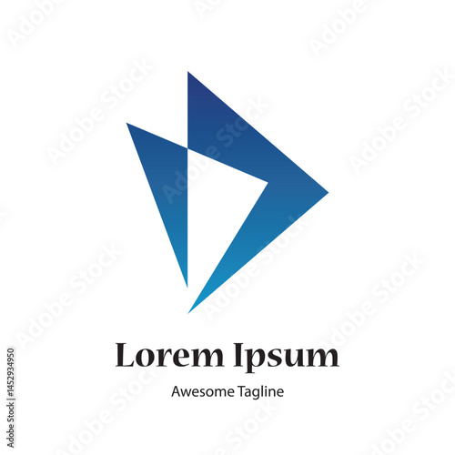 p letter creative logo design icon
