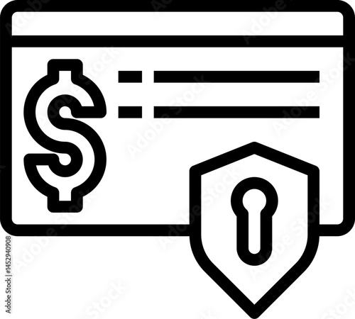 credit card illustration on a white background     