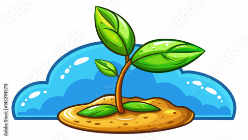A single sprout, so small, so wise,
Carries dreams it can't disguise.
On canvas white, it writes its name,
A sign that life will always claim.