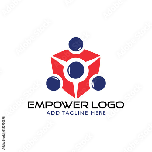 empowering logo design vector