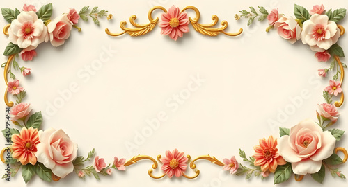 vintage frame vector