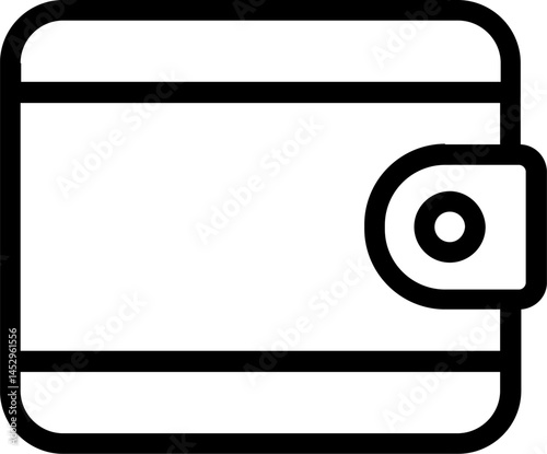 wallet illustration on a white background     