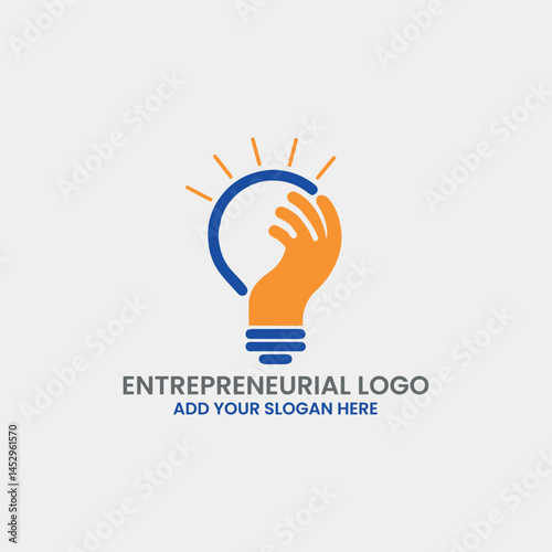 entrepreneurial logo design vector