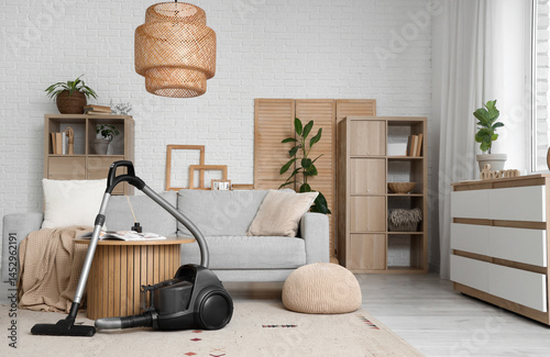 Interior of living room wit...