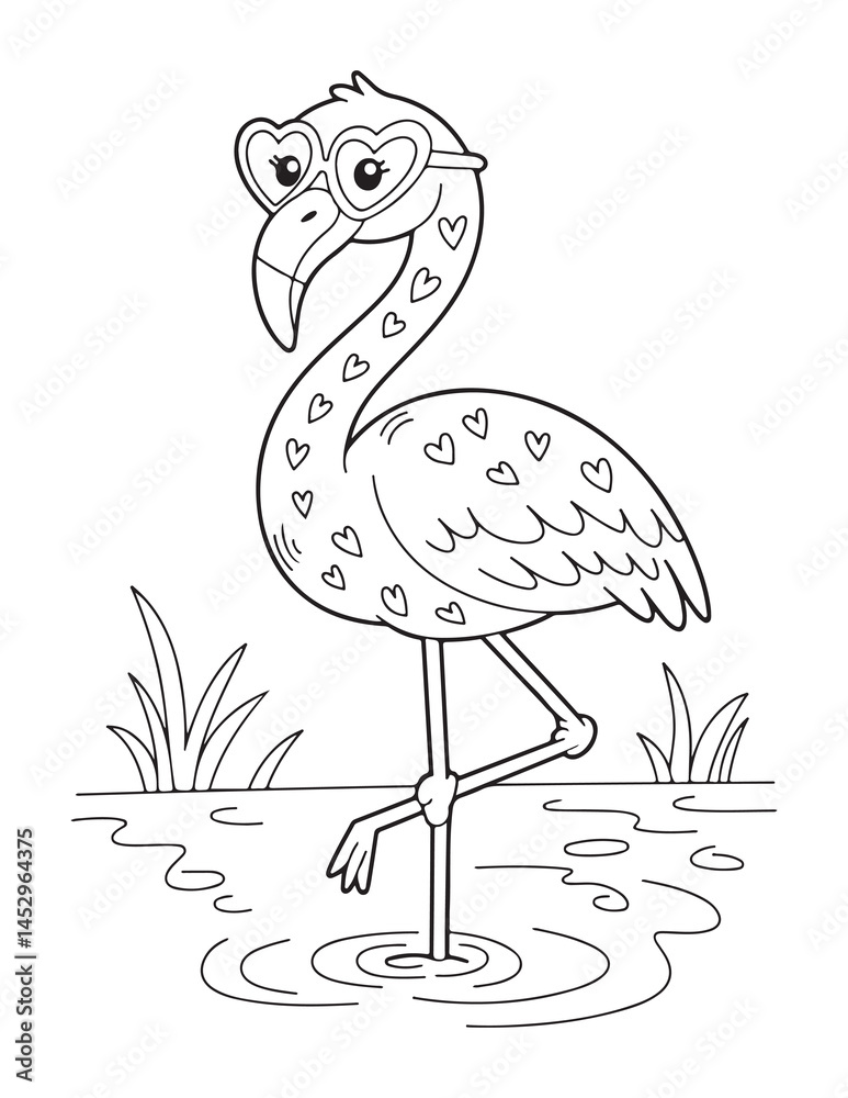 Fototapeta premium Flamingo 