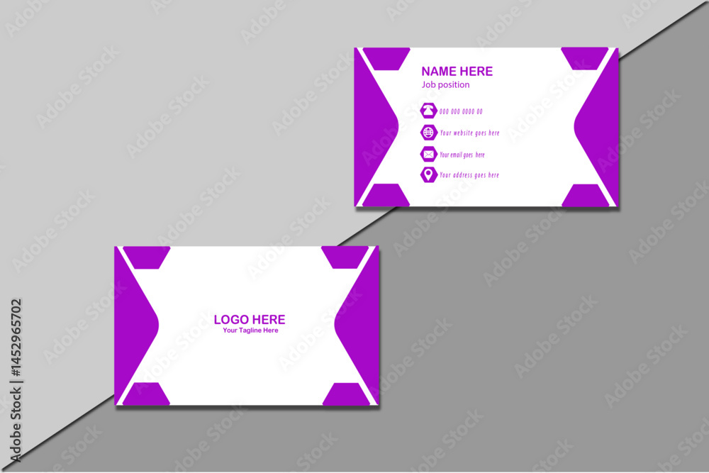 Fototapeta premium modern business card template