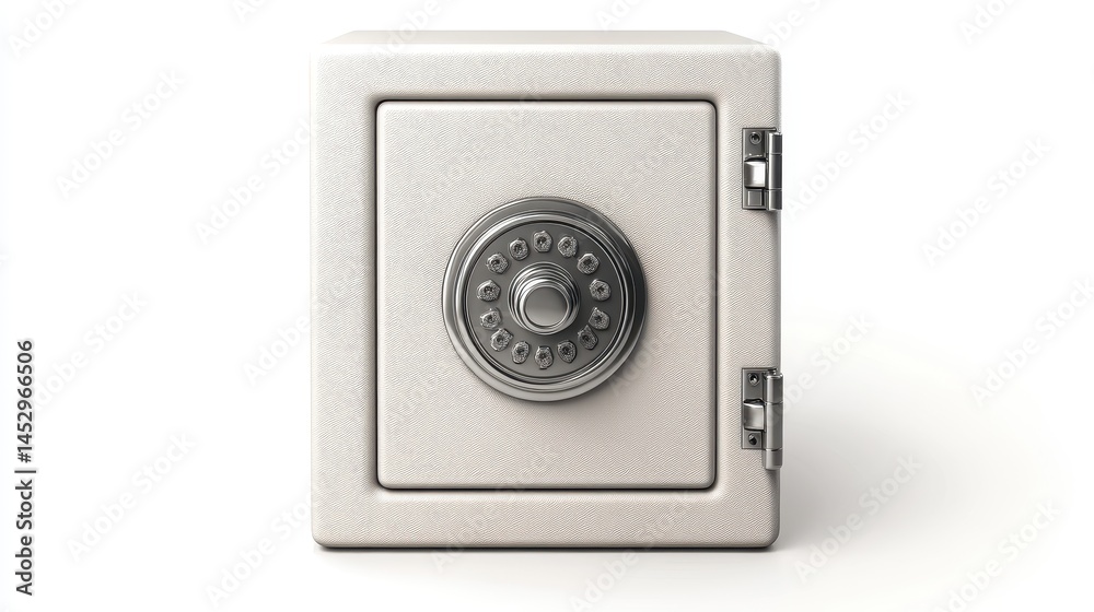 Secure metallic safe with combination lock for valuable protection Secure metallic safe with combination lock for valuable protection