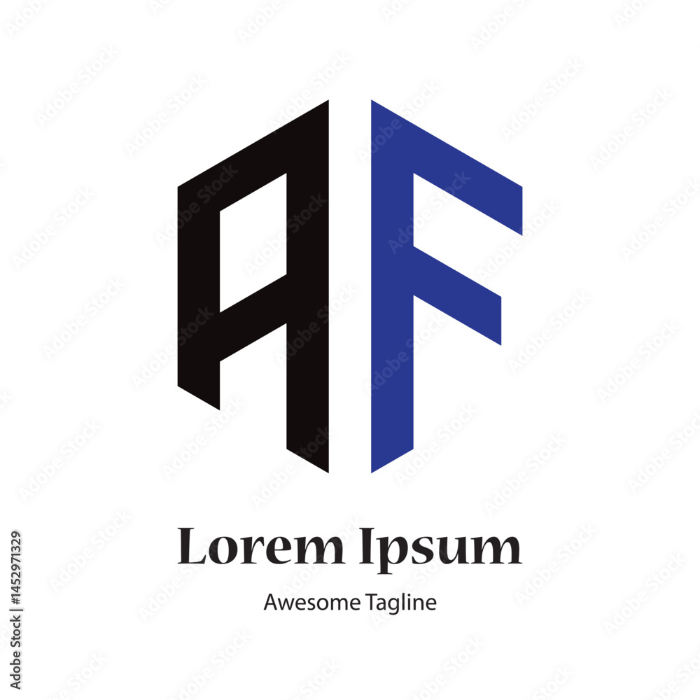 af letter creative logo design icon af letter creative logo design icon