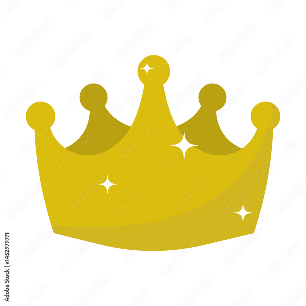 Sparkling Gold Crown