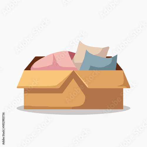 colorful bedding set in yellow box