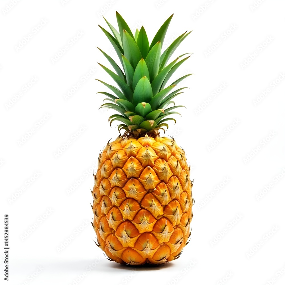 Fototapeta premium pineapple isolated on a transparent background.