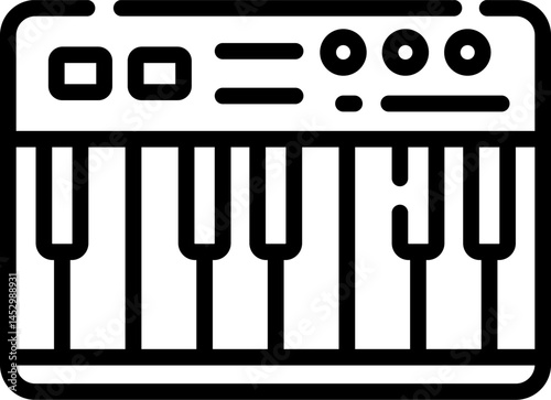 midi illustration on a white background     
