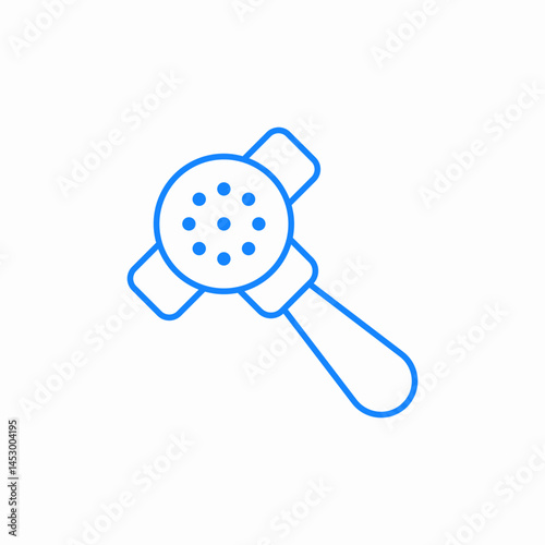 coffee filter icon sign vector