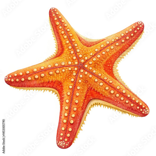 starfish isolated on white background
