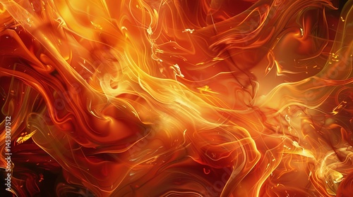 Realistic isolated fire effect for decoration and covering on black background. Concept of particles , sparkles, flame and light on white background