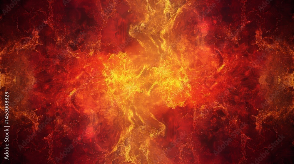 Fototapeta premium Blaze fire flame background and textured