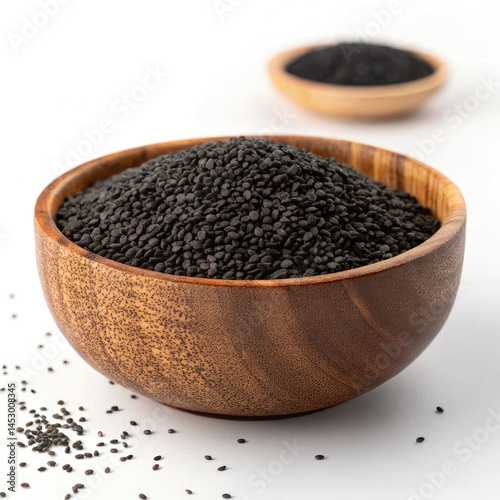 black caviar in a bowl