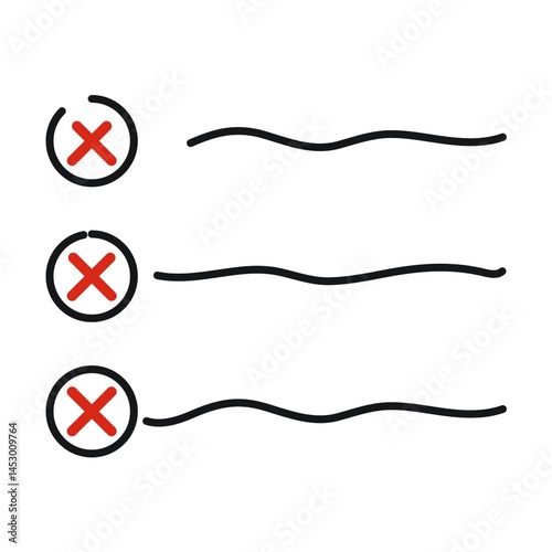 Red Cross Symbol Looping in Alpha Channel,
Stop or Cancel Sign Animation Transparent