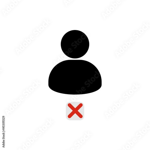 Red Cross Mark Icon with Transparent Background,
Animated Error Cross Symbol on Alpha Channel