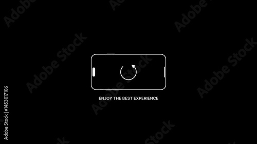 Rotate Your Phone Icon with Transparent Background

