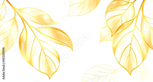 golden leaves design