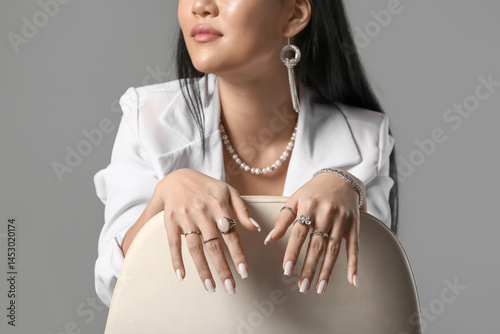 Young woman with beautiful ...