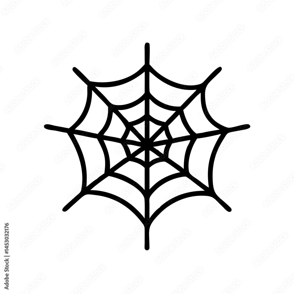 spider web icon, simple design, black and white spider web icon, simple design, black and white