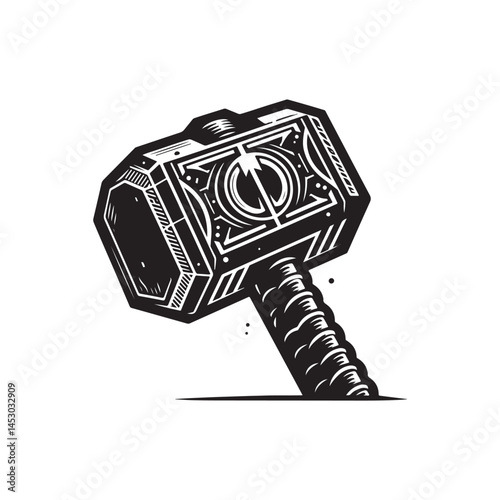 Thor's Hammer (Mj?lnir) Vector (1).eps
